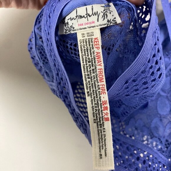 Intimately Free People Egret Sitting Pretty Brami Bralette Lace Bra Womens - Picture 6 of 7